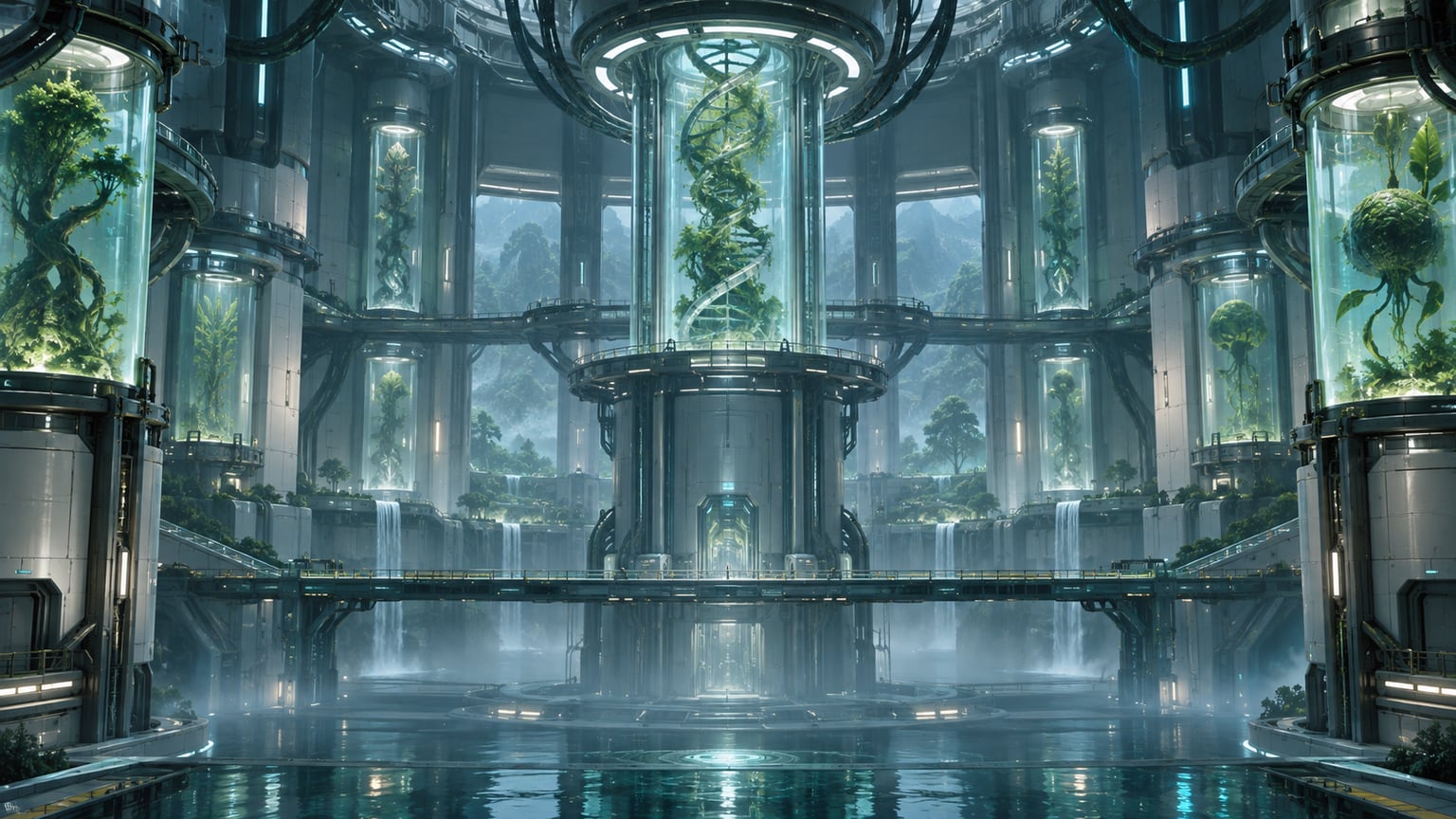 Helix Lab arena environment artwork